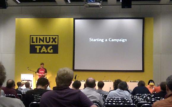 Beim LinuxTag 2012